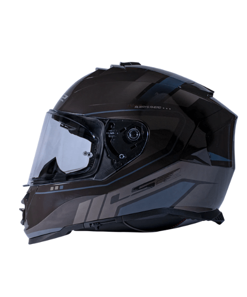 LS2 FF800 Storm II Full Face Helmet - Fist Black Black 7C
