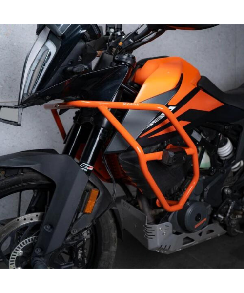 Zana Crash Guard With Slider Orange Ktm 250/390 / 390 X ADV - ZI-8051