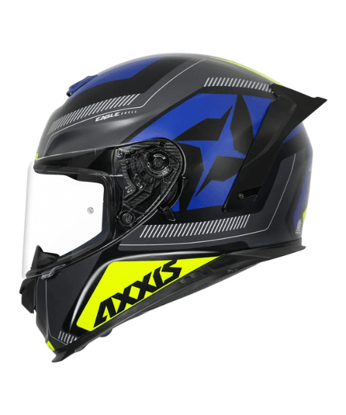 Axxis Eagle SV ILLES Helmet - Matt Fluorescent Yellow