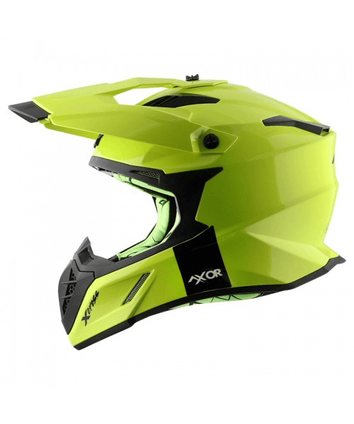 Axor X-Cross Helmet - Neon Yellow Green