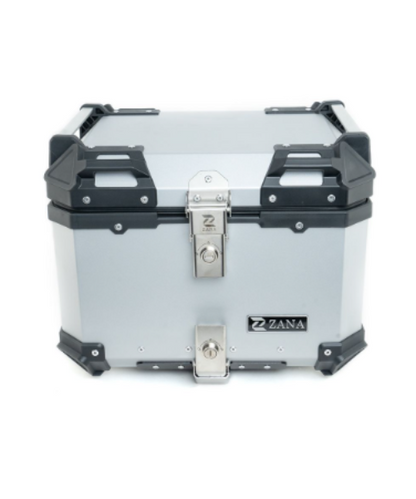 Zana Top Box Aluminium Silver 45Ltr L-Flat - ZI-TB-011