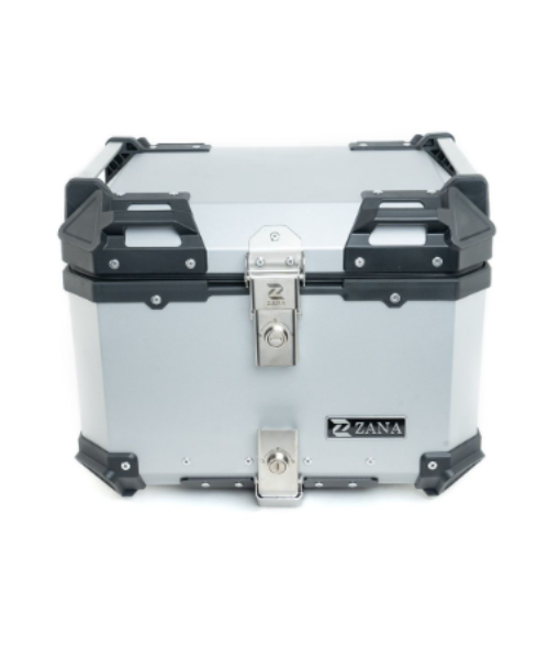 Zana Top Box Aluminium Silver 45Ltr L-Flat - ZI-TB-011