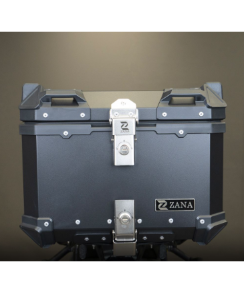 Zana Top Box Aluminium Black 55Ltr - ZI-TB-012