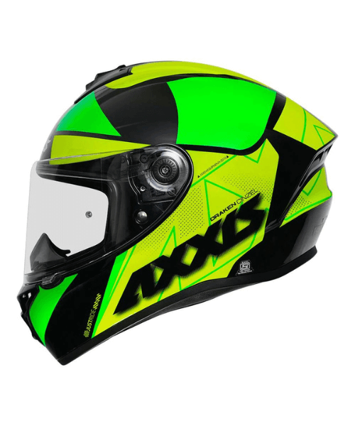 Axxis Draken’S Cinzel C3 Helmet - Gloss Fluorescent Yellow
