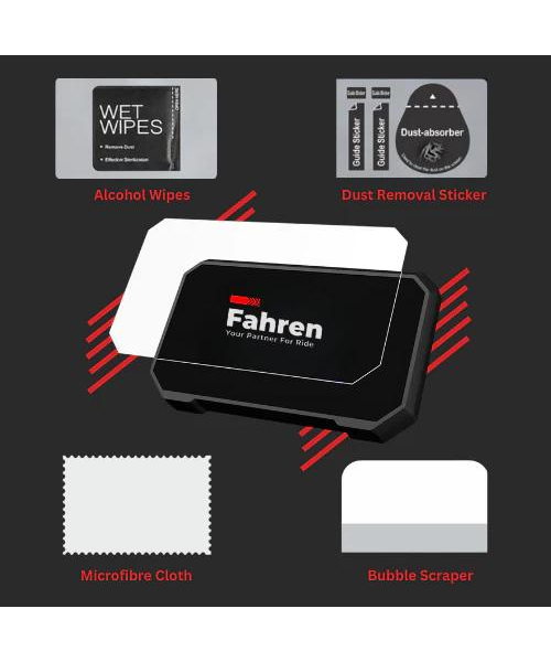 Fahren Motorcycle Screen Protector - Fahren F1 and F1 Pro