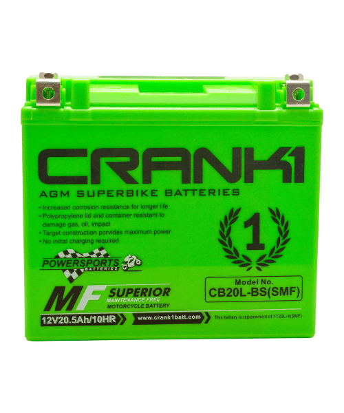 Crank1 Battery For Honda Gold Wing -CB20L-BS