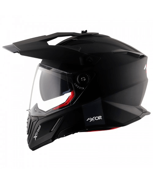 Axor X-Cross Dual Visor Sc Helmet - Dull Black Red