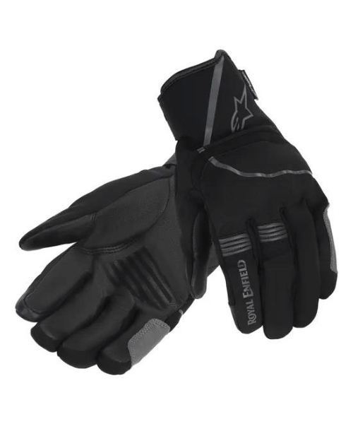 Royal Enfield Syncro Drystar Riding Gloves - Anthracite & Black