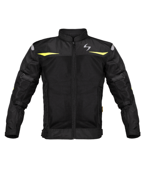 Scala Blaze Riding Jacket - Black Neon