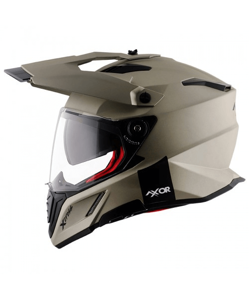 Axor X-Cross Dual Visor Sc Helmet - Nickel Red