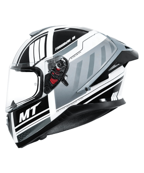 MT Thunder3 Pro Open Helmet - Gloss Grey