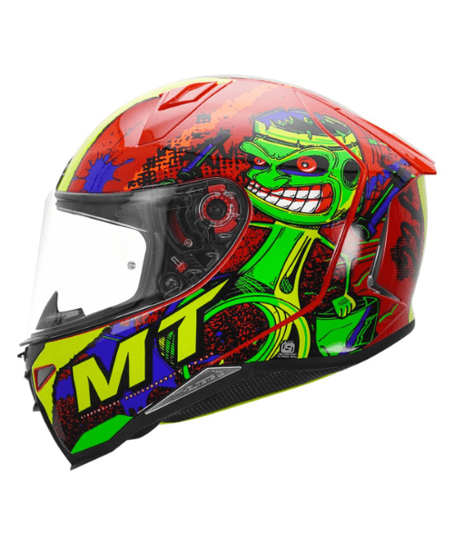 MT Revenge Piston B15 Gloss Helmet - Red