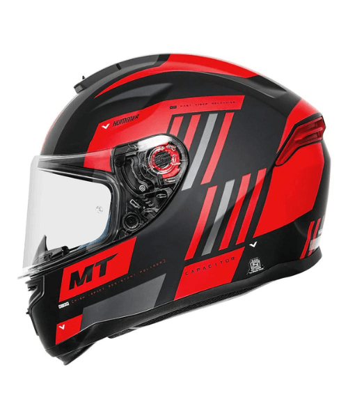 MT Hummer Capacitor Helmet - Matt Red