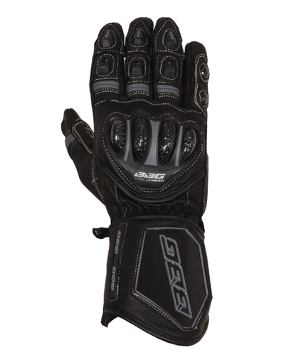 BBG Racer Riding Gloves - Black