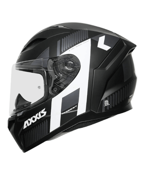Axxis Segment Selector A2 Helmet - Gloss Black Grey