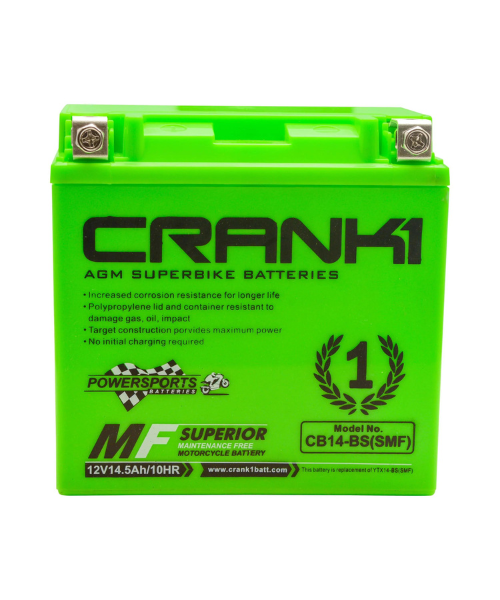 Crank1 Battery For BMW R-Nine T (2013-2018) - CB14-BS