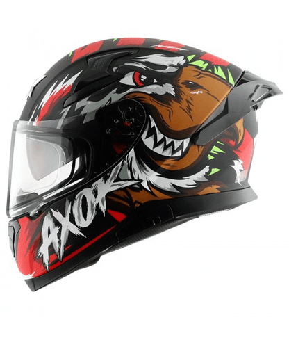 Axor Apex Falcon Helmet - Dull Black Red