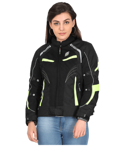 Solace Asmi Ladies Jacket V3 Black &amp; Neon