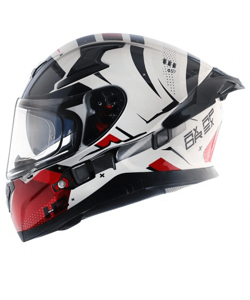 Axor Apex Hex-2 Helmet - White Red