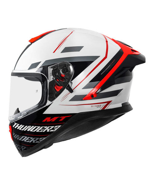 MT Thunder 3 SV Pro Damer Gloss Helmet  - Red