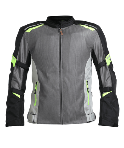 Solace AIR-X V3 Riding Jacket - Black Neon