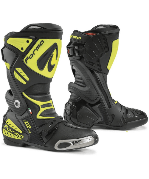 Forma Ice Pro Riding Boots - Black Grey Yellow