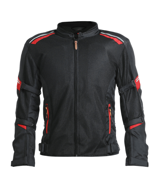 Solace AIR-X V3 Riding Jacket - Black Red