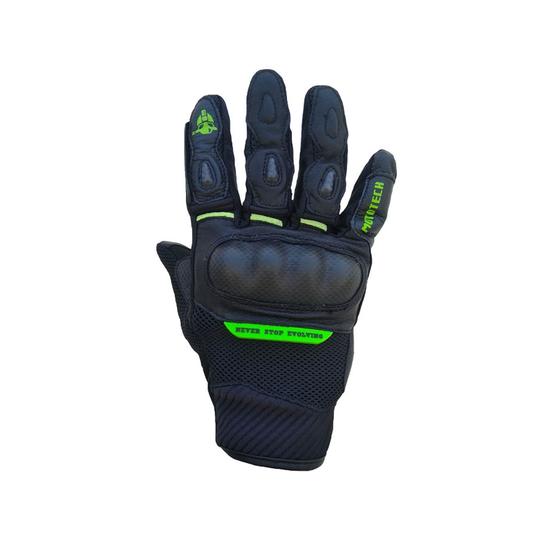 MotoTech Urbane Short Carbon Riding Gloves TEST TEST (Enable hide out stock) - Green / S