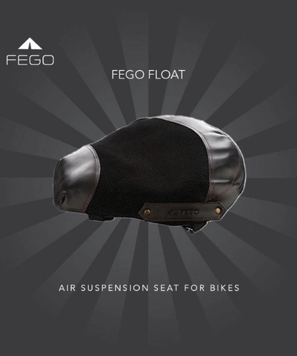 Fego Float - Air Suspension Seat Black Leather Cushion Seat With Air Suspension Technology