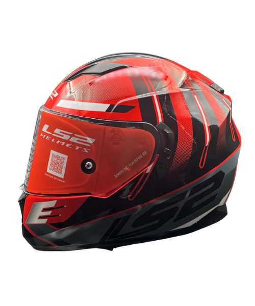 LS2 FF320 Stream Evo Shadow D Ring Helmet - Gloss Red Black White