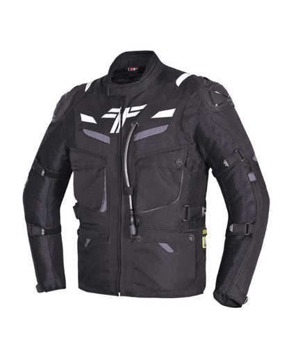 Tarmac Adventure Motorcycle Riding Jacket - Black