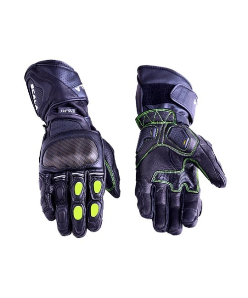 Scala Trekker Riding Gloves - Black Hi Viz