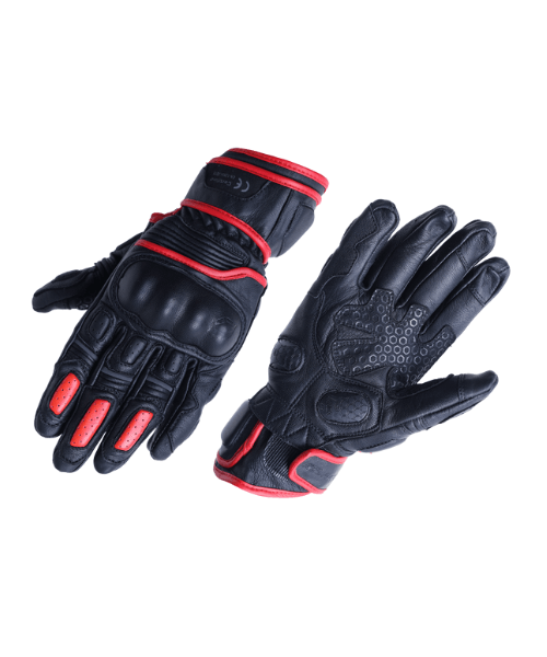 Solace Ramble CE Riding Gloves - Red