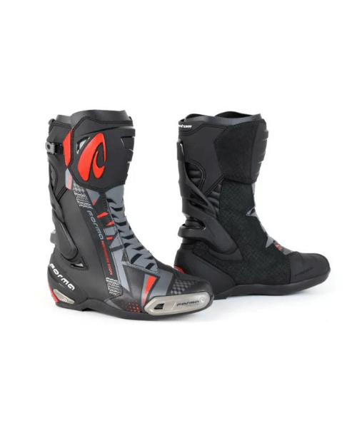 Forma Phantom Riding Boots - Black Grey Red