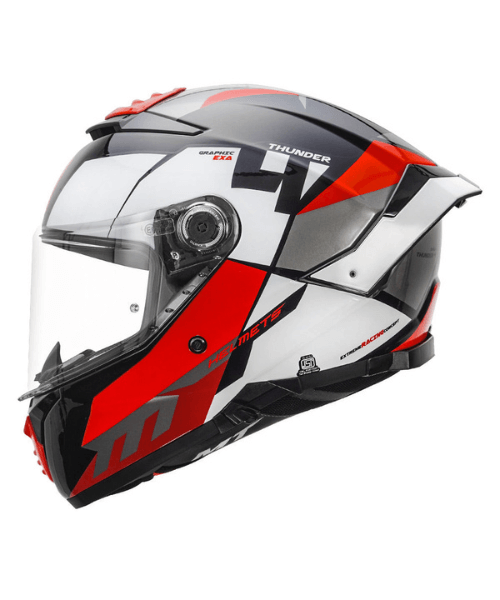 MT Thunder 4 SV EXA B5 Gloss Helmet - Red