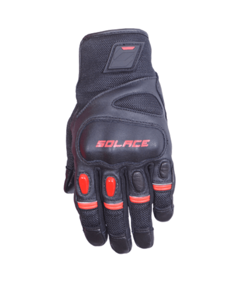 Solace Rival Urban CE Riding Gloves - Red