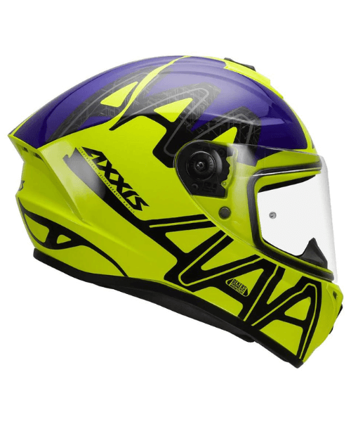 Axxis Draken S Dekers Helmet - Fluorescent Yellow
