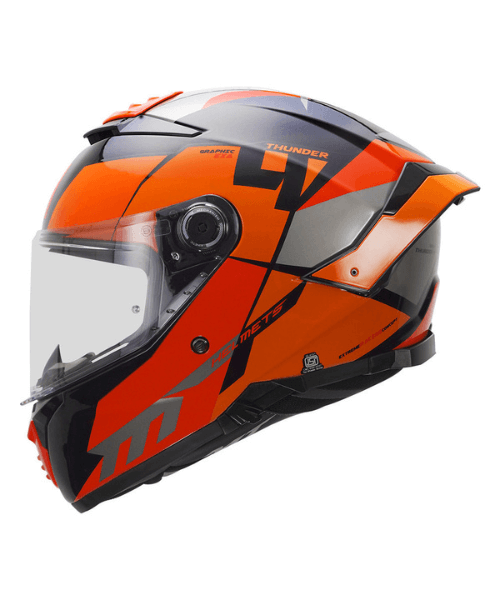 MT Thunder 4 SV EXA C15 Gloss Helmet - Orange