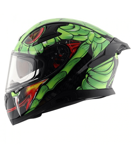 Axor Apex Venomous D/V Helmet - Black Neon Green