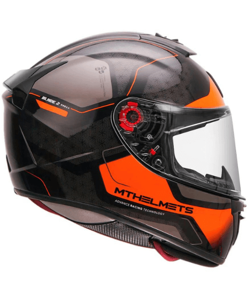 MT Helmet Blade 2SV Aura - Gloss Orange