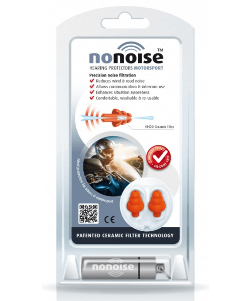 Nonoise Ear Plugs for Motorcyclists