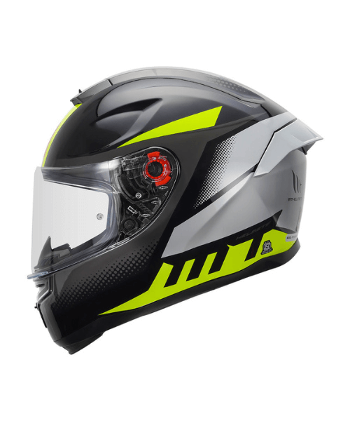 MT Hummer Brick Helmet - Gloss Fluorescent Yellow