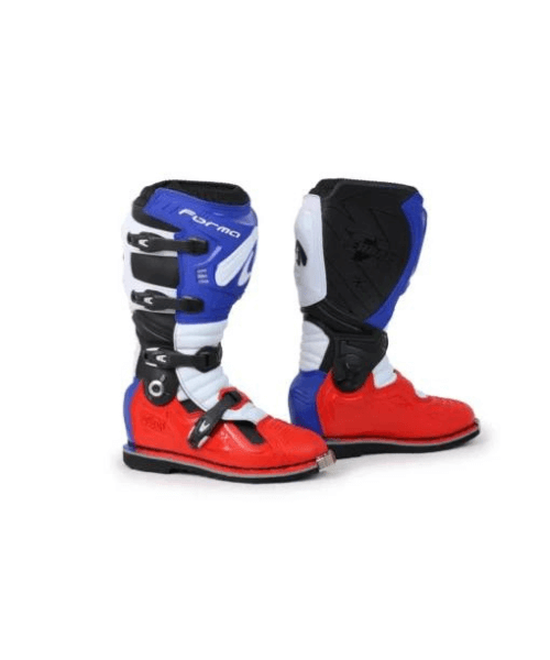 Forma Terrain Evolution Tx Riding Boots - Red Blue White Black