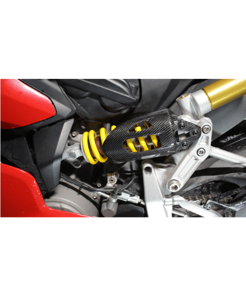 RLZ Carbon Fiber Shock Guard For Ducati Panigale 899,959,1199 & 1299