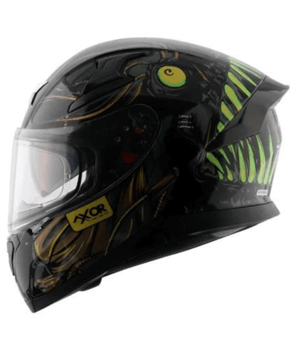 AXOR Apex Sea Devil Helmet - Gloss Black Gold