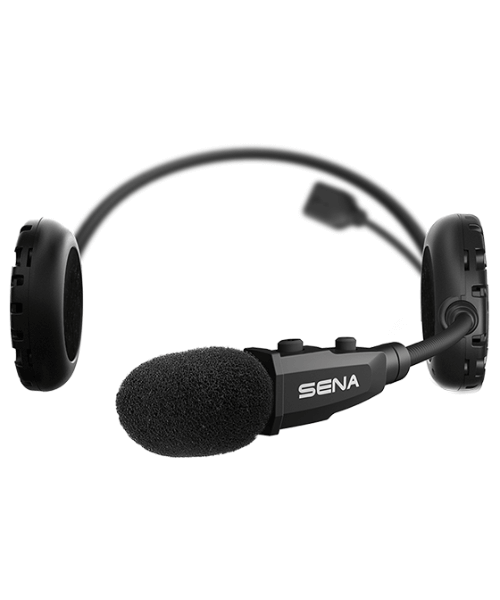 Sena 3S- Plus Bluetooth Headset and Intercom For Scooters And Motorcycles - Boom Mic