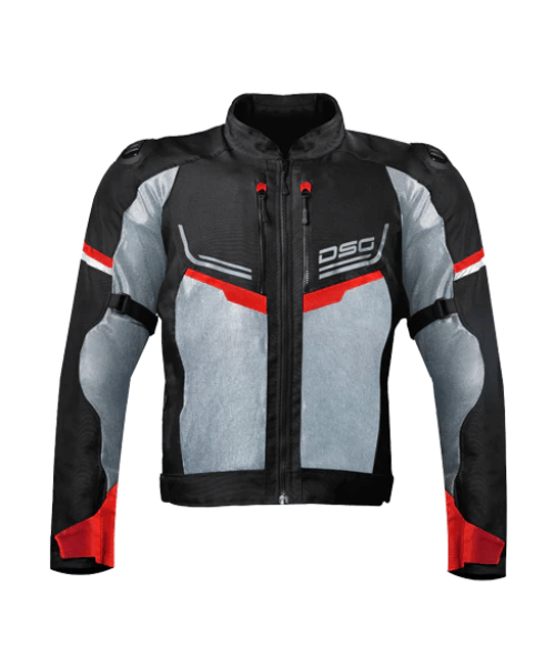 DSG Aire Riding Jacket - Black Grey Red