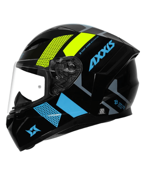 Axxis Segment Squame E7 Helmet - Gloss Fluo Blue