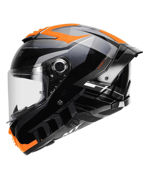 MT Thunder 4SV Goblin Helmet - Fluorescent Orange