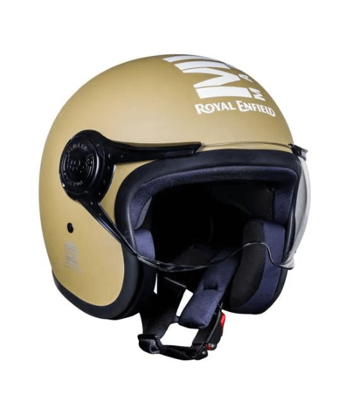 Royal Enfield Jet Open Face MLG Helmet - Matt Desert Storm